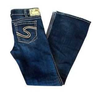 Silver Women's Dark Wash Bootcut Jeans 33W x 33L